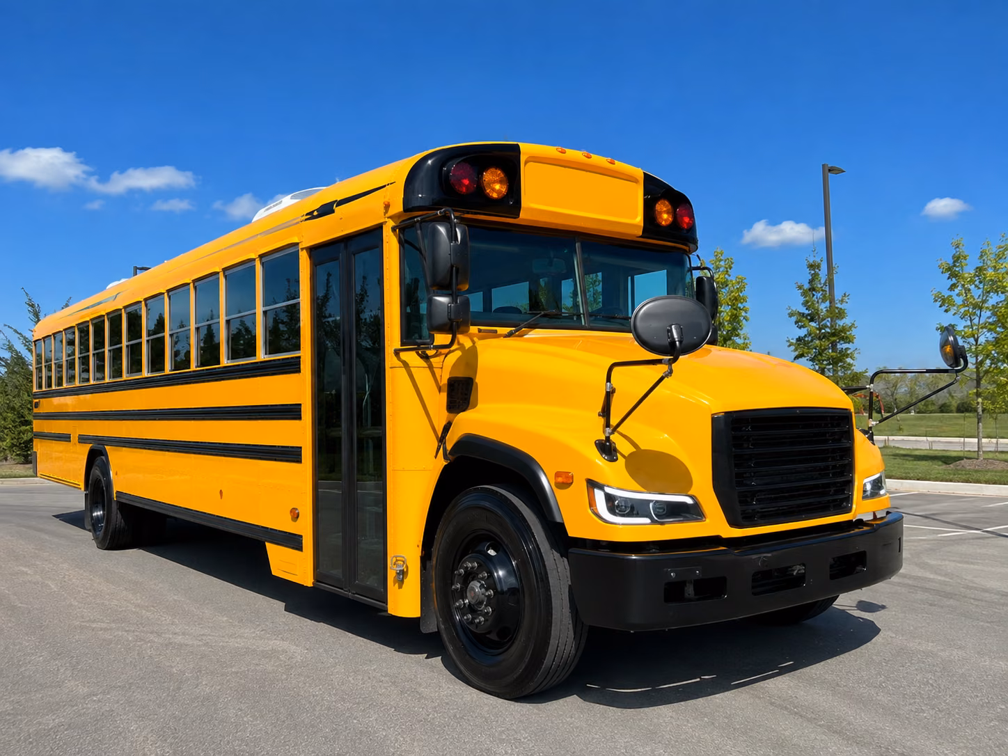 school bus rentals for riverfront park and outdoor education trips