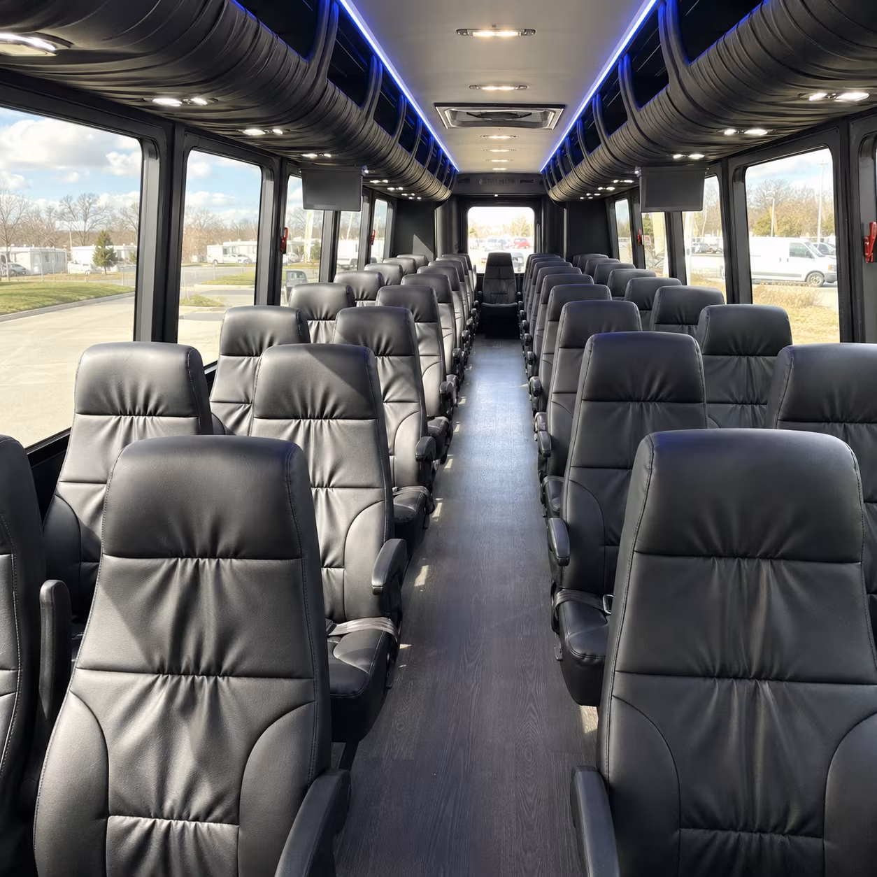 shuttle buses for wedding guests between spokane hotels and venues