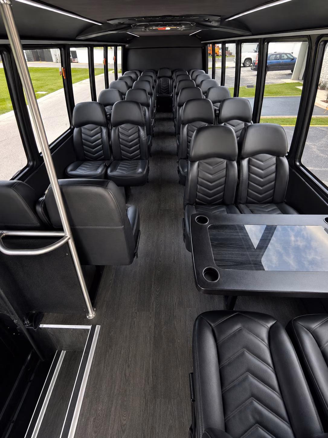spokane 15 passenger minibus interior