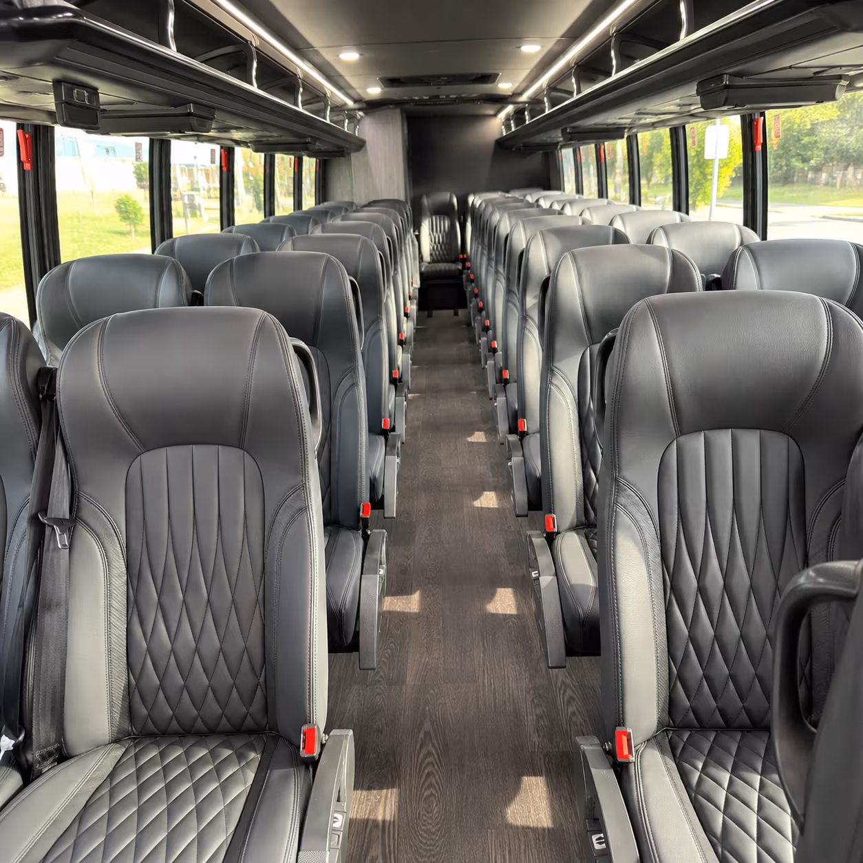 spokane 30 passenger minibus interior