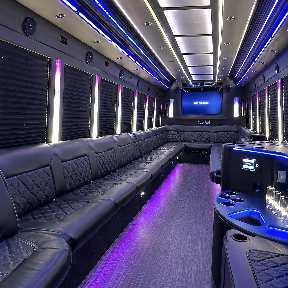 spokane party bus interior