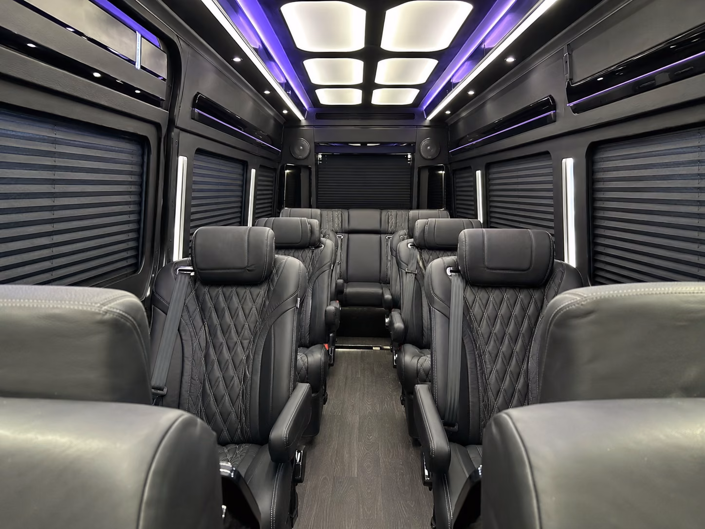 spokane wedding transportation onboard seating